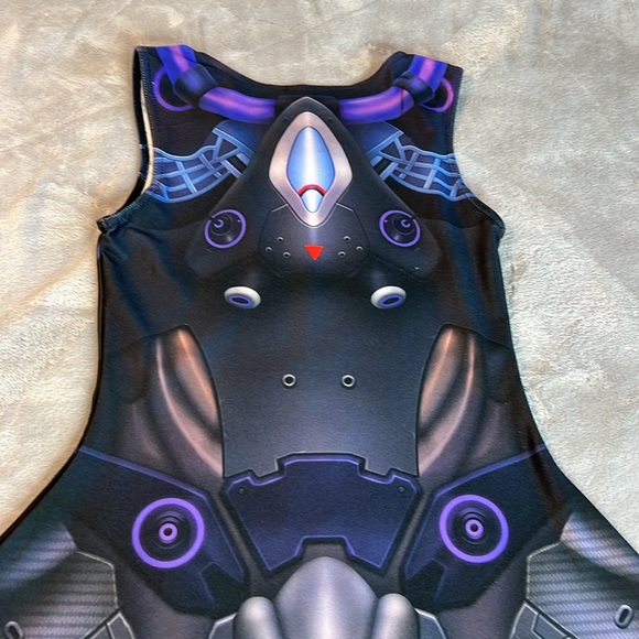 🎯Rare Overwatch x Wild Bangarang Moira Skater Dress Moira Size Medium - Picture 5 of 16